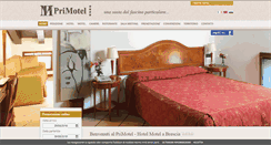 Desktop Screenshot of primotelbrescia.it
